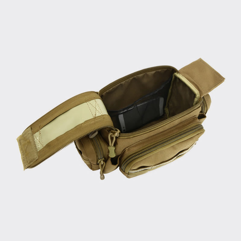 Multi-Purpose Outdoor Waist Bag for Men – Large Crossbody Shoulder Bag for Riding and Daily Use