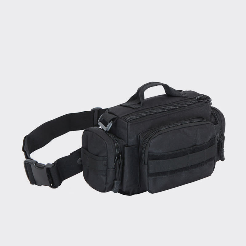 Multi-Purpose Outdoor Waist Bag for Men – Large Crossbody Shoulder Bag for Riding and Daily Use