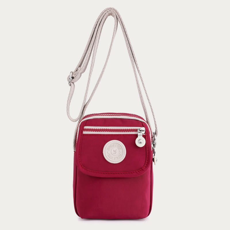 Mini Crossbody Bag – Waterproof Nylon Simple Solid Color Shopping Bag - VOTVO