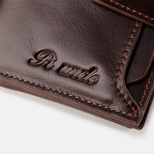 RFID Large Capacity Genuine Leather Multi - Card Wallet – Secure, Stylish, and Practical - VOTVO