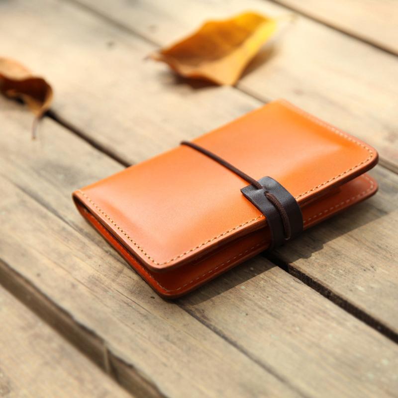 Real Leather Multifunctional Vintage Passport Holder & Card Case