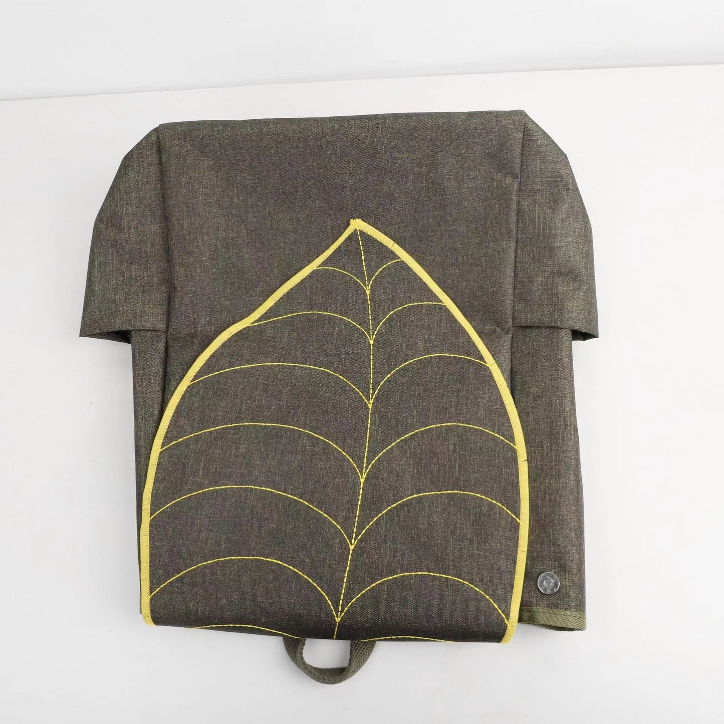 Leaf Pattern Stylish Backpack for Women – Durable Canvas Bag for Daily Use & Travel