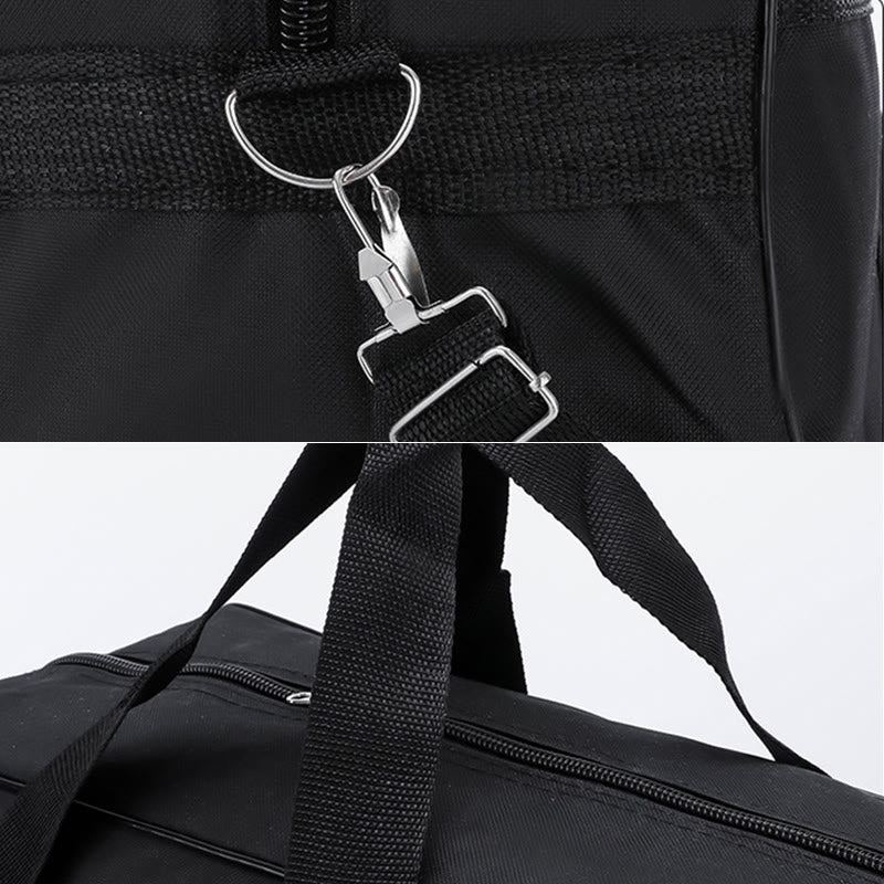 Borsa a tracolla multifunzionale con ruote e grande capacità per i viaggi – Borsa a tracolla versatile in nylon