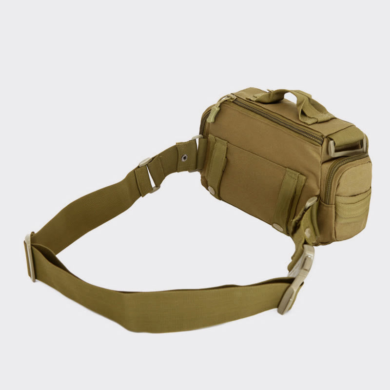 Multi-Purpose Outdoor Waist Bag for Men – Large Crossbody Shoulder Bag for Riding and Daily Use