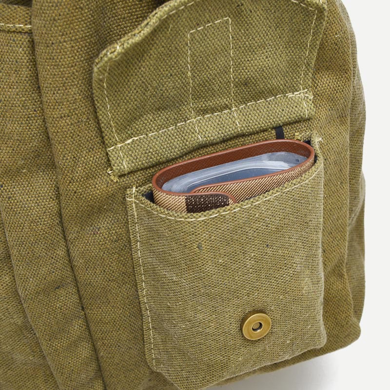 Messenger Bag for Men - Vintage Canvas Large Crossbody Kit