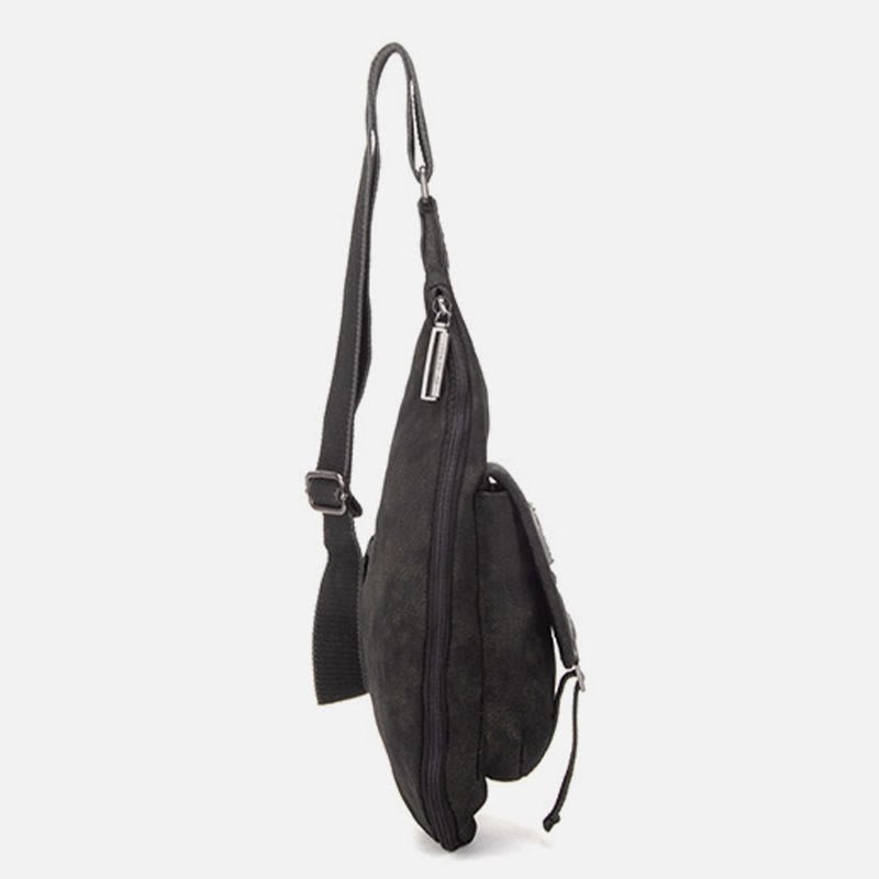Multifunctional Canvas Chest Bag for Men – Leisure Crossbody Riding Bag - VOTVO