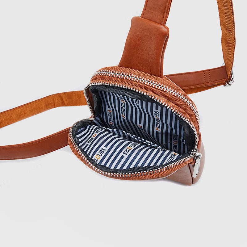 Lightweight Casual Sling Bag for Women – PU Leather Small Crossbody Backpack - VOTVO
