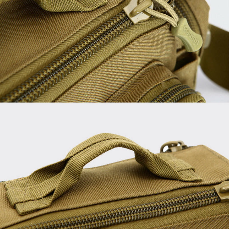 Multi-Purpose Outdoor Waist Bag for Men – Large Crossbody Shoulder Bag for Riding and Daily Use