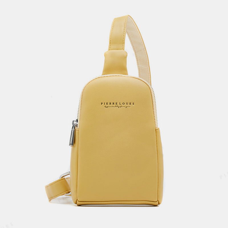 Lightweight Casual Sling Bag for Women – PU Leather Small Crossbody Backpack - VOTVO