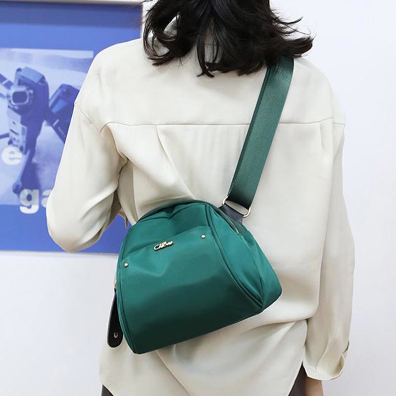 Simple Crossbody Bag for Women – Large Capacity Nylon Outing Bag for Daily Use & Shopping - VOTVO