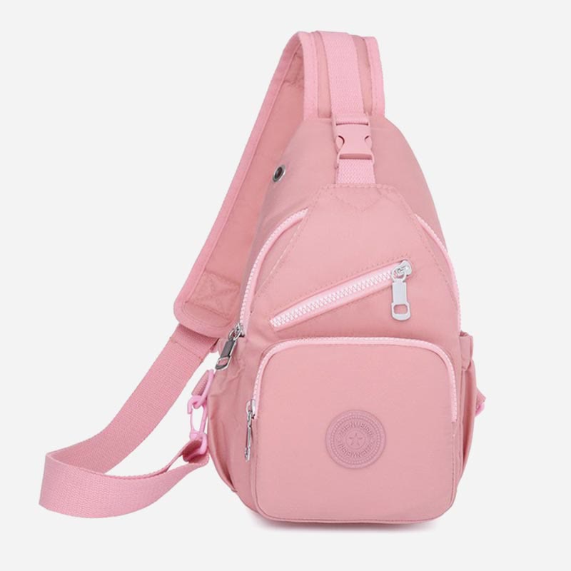 Sling Bag for Women | Multi-Pocket Waterproof Canvas Daily Shopping Backpack
