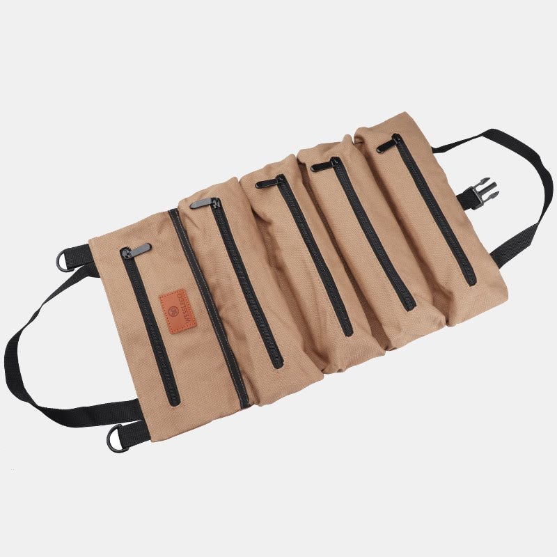 Tool Roll Bag Organizer – Heavy Duty Tool Handbag with 5 Tool Pouches - VOTVO