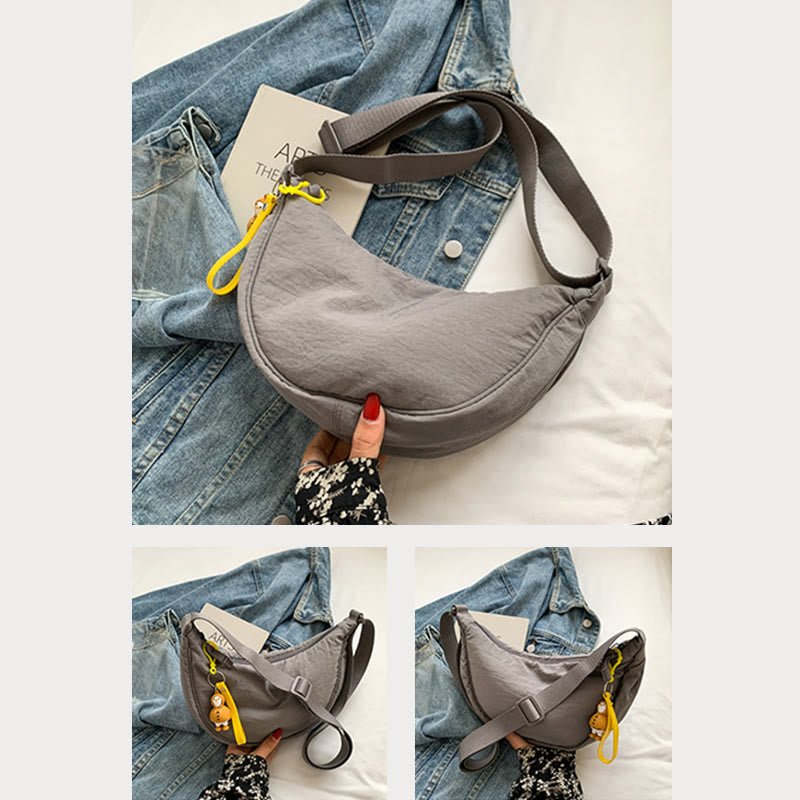 Nylon Dumpling Crossbody Bag for Women – Stylish Shopping Shoulder Bag - VOTVO