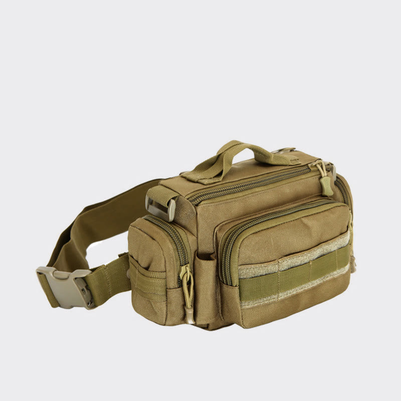 Multi-Purpose Outdoor Waist Bag for Men – Large Crossbody Shoulder Bag for Riding and Daily Use