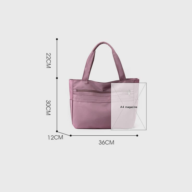 Simple Casual Nylon Tote Bag for Women – Everyday Shopping Handbag - VOTVO