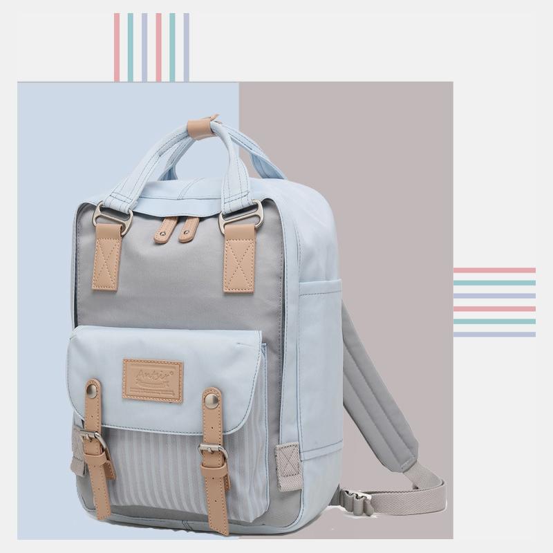 Large Capacity Vintage Laptop Backpack for Women – Multi-Pocket, Stylish & Durable for School & Travel