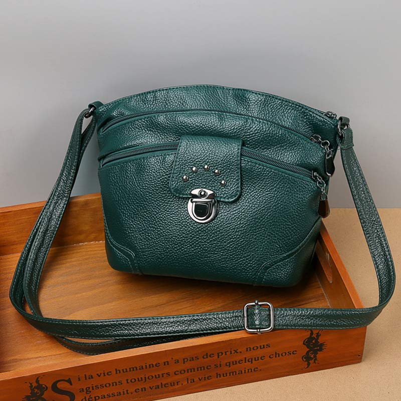 Retro Faux Leather Crossbody Bag for Women – Small Shoulder Purse for Daily Use - VOTVO