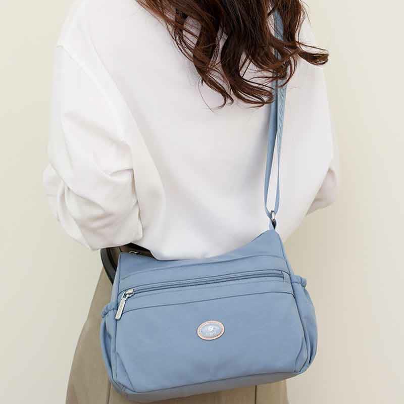 Multiple Color Crossbody Purse for Women - Large Nylon Commuter Bag - VOTVO