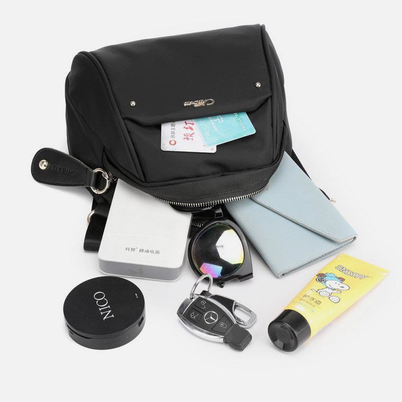 Simple Crossbody Bag for Women – Large Capacity Nylon Outing Bag for Daily Use & Shopping - VOTVO