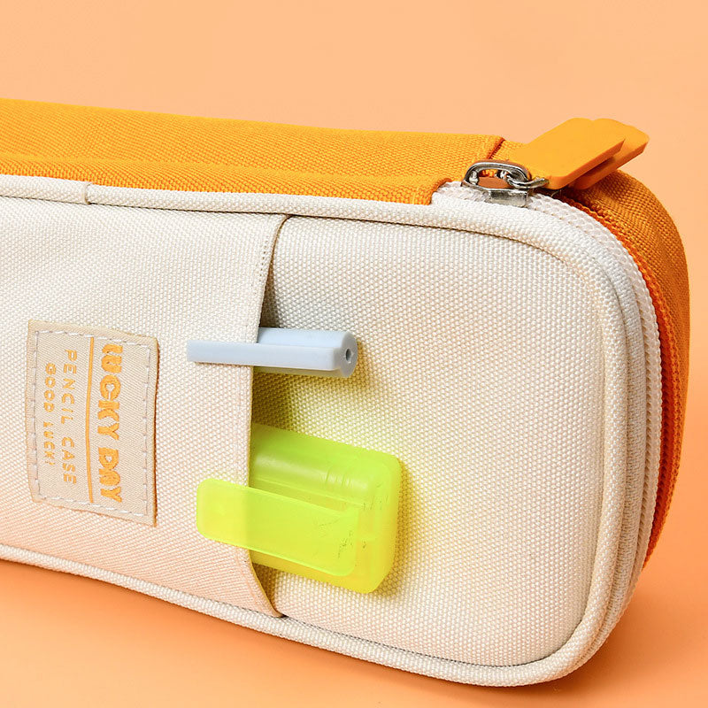 Large Capacity Pencil Case for School Students | Adult Pencil Pouch Office Organizer