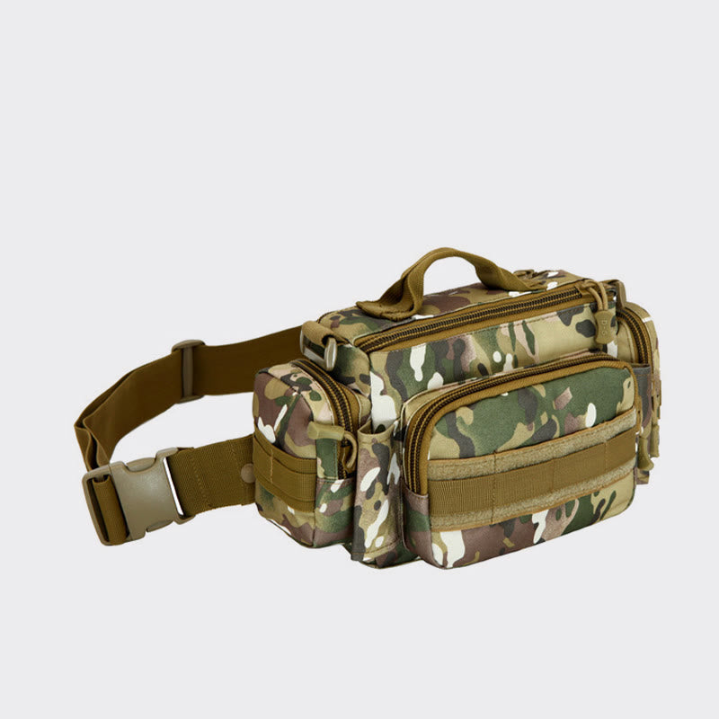 Multi-Purpose Outdoor Waist Bag for Men – Large Crossbody Shoulder Bag for Riding and Daily Use