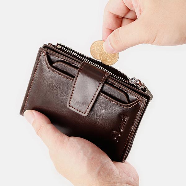 RFID Large Capacity Genuine Leather Multi - Card Wallet – Secure, Stylish, and Practical - VOTVO