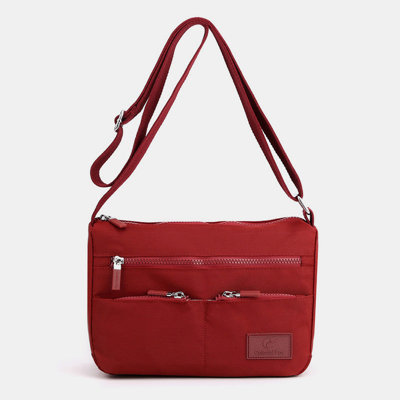 Multi-Pocket Lightweight Waterproof Casual Crossbody Bag for Women