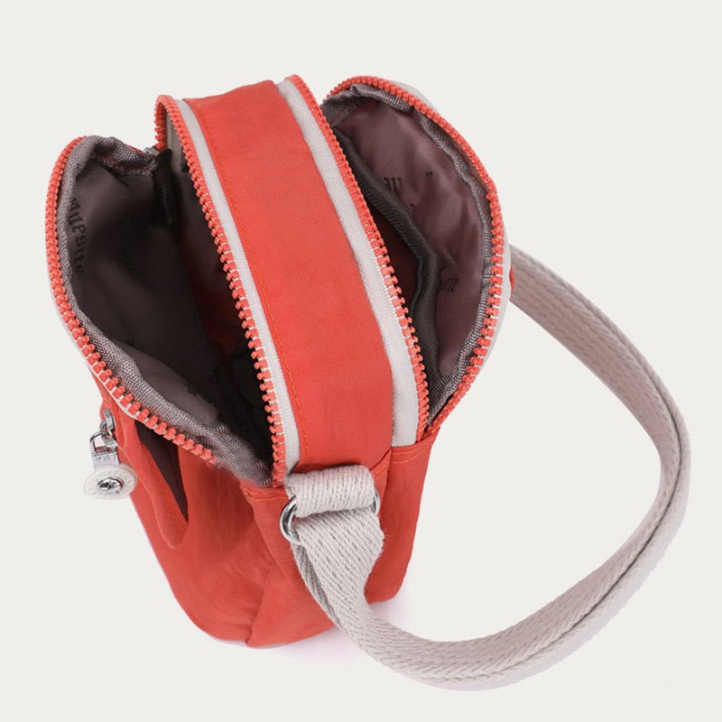 Mini Crossbody Bag – Waterproof Nylon Simple Solid Color Shopping Bag - VOTVO