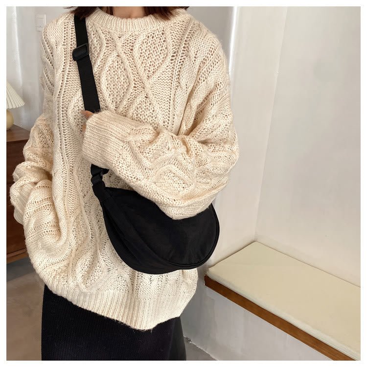 Nylon Dumpling Crossbody Bag for Women – Stylish Shopping Shoulder Bag - VOTVO