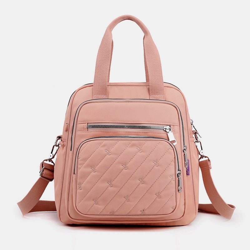 Multifunctional Lightweight Embossing Handbag – Crossbody & Backpack - VOTVO