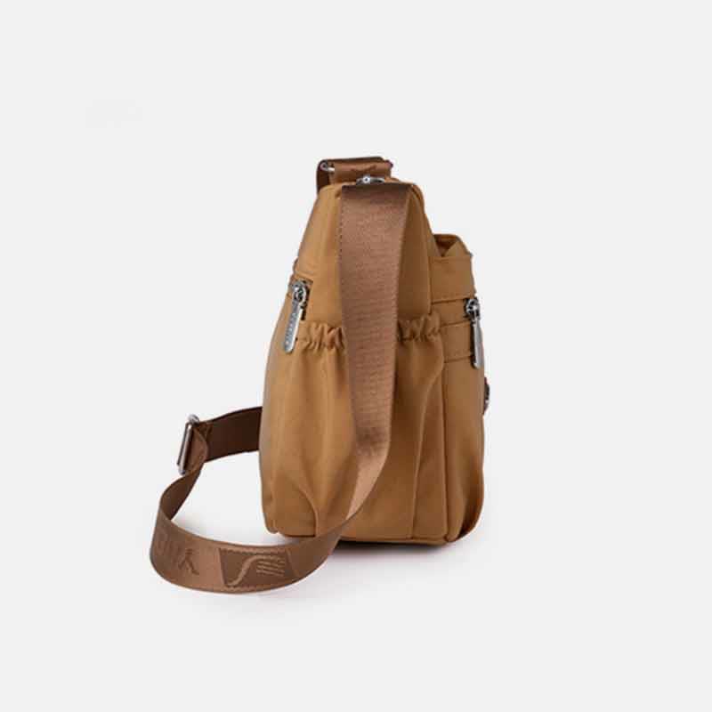 Multiple Color Crossbody Purse for Women - Large Nylon Commuter Bag