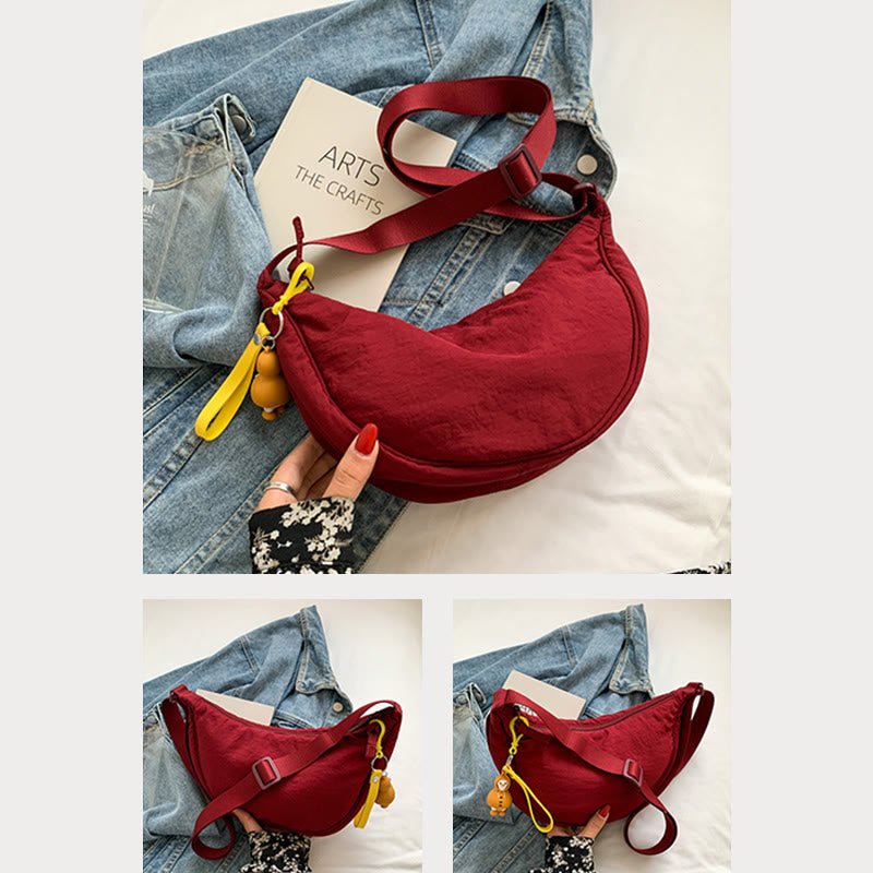 Nylon Dumpling Crossbody Bag for Women – Stylish Shopping Shoulder Bag - VOTVO