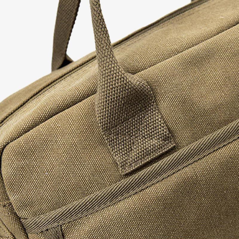 Messenger Bag for Men – Casual Canvas Multi - Pocket Crossbody Bag with Adjustable Strap - VOTVO