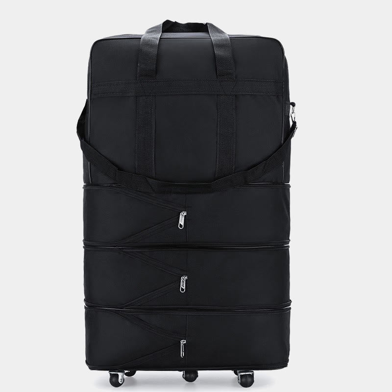 Borsa a tracolla multifunzionale con ruote e grande capacità per i viaggi – Borsa a tracolla versatile in nylon