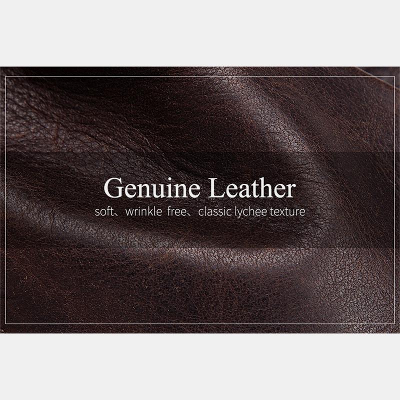 RFID Anti - Theft Large Capacity Genuine Leather Wallet with Chain – Secure & Stylish - VOTVO