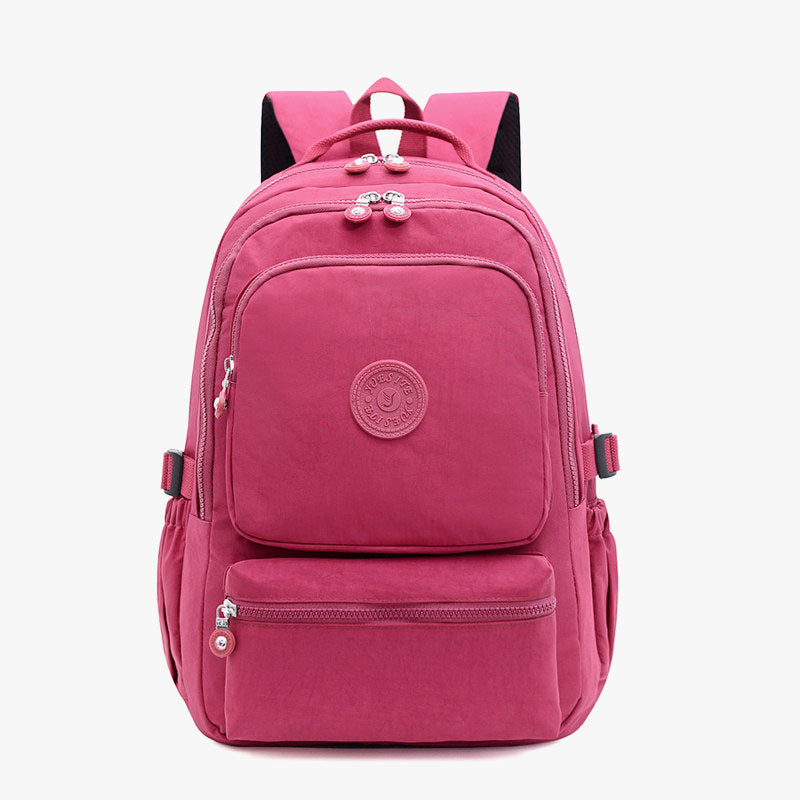 Lightweight Waterproof Backpack – Large Capacity Multi-Pocket Casual Daypack