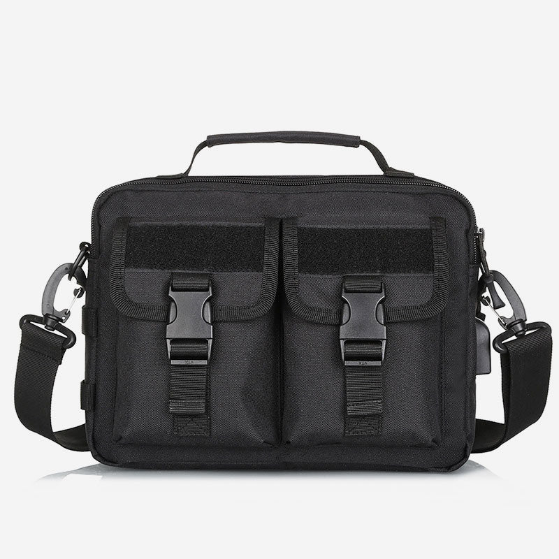 USB Charging Waterproof Large-Capacity Outdoor Messenger Bag – Nylon Crossbody Bag for Sports & Daily Use