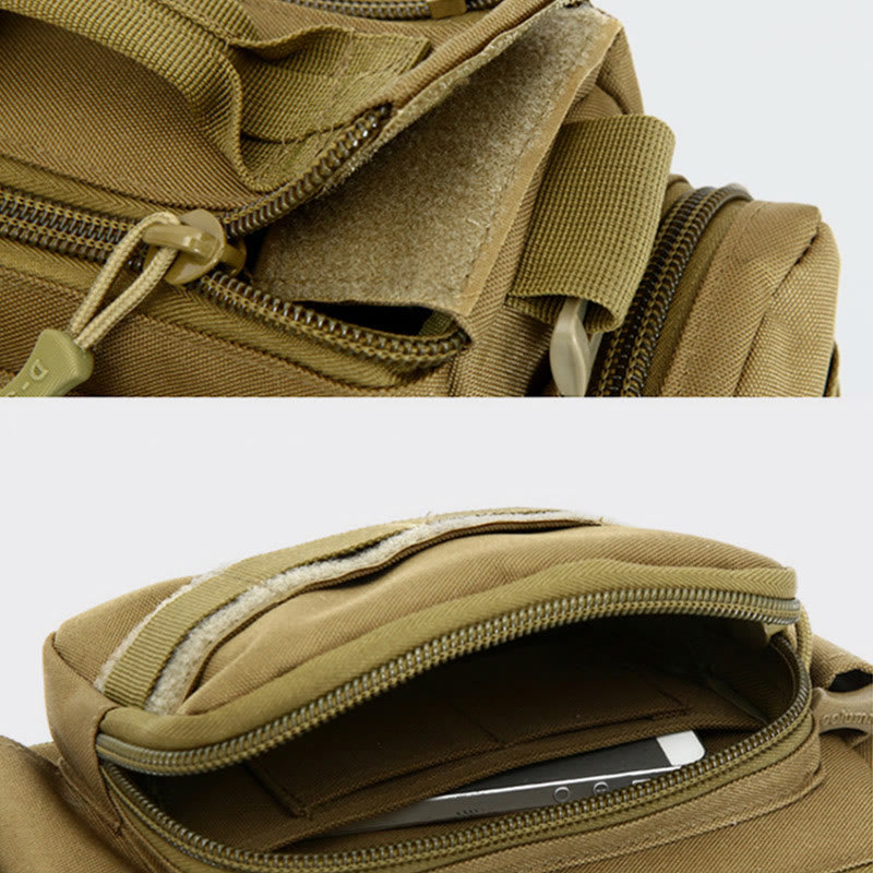 Multi-Purpose Outdoor Waist Bag for Men – Large Crossbody Shoulder Bag for Riding and Daily Use