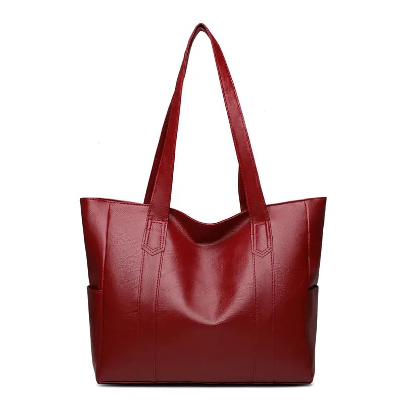 Solid color simple Large Capacity Tote Bag