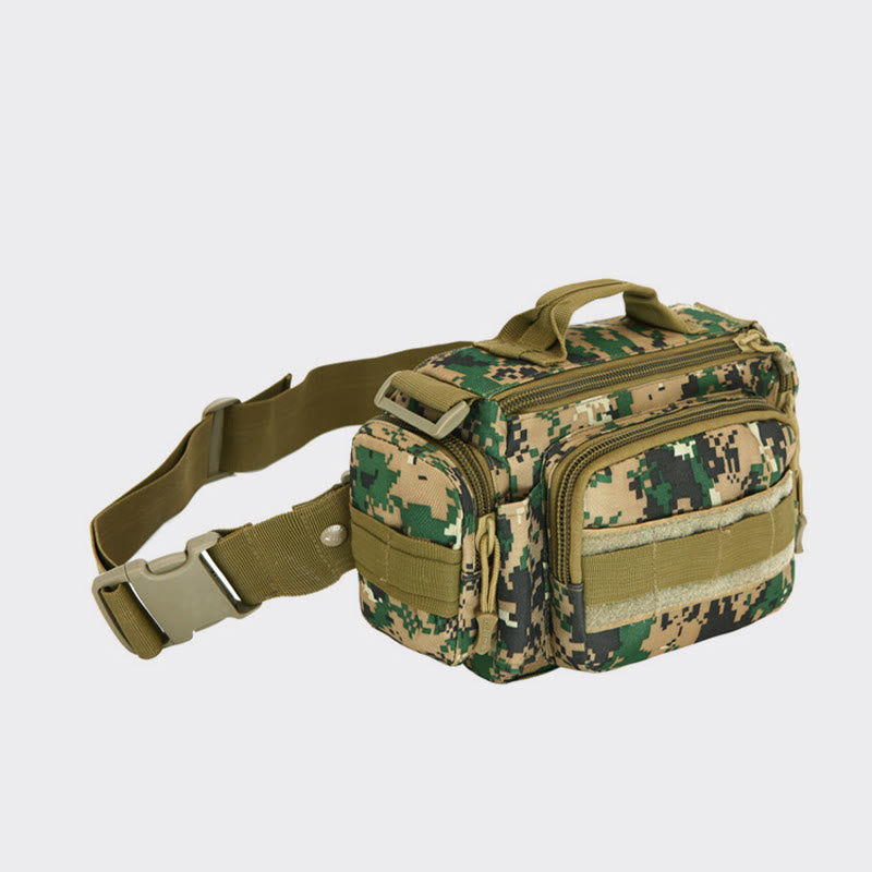 Multi-Purpose Outdoor Waist Bag for Men – Large Crossbody Shoulder Bag for Riding and Daily Use
