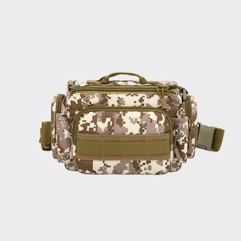 Multi-Purpose Outdoor Waist Bag for Men – Large Crossbody Shoulder Bag for Riding and Daily Use