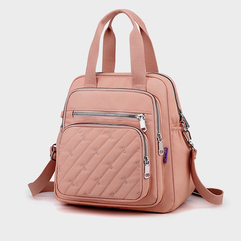 Multifunctional Lightweight Embossing Handbag – Crossbody & Backpack - VOTVO
