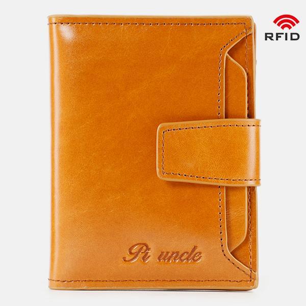 RFID Large Capacity Genuine Leather Multi - Card Wallet – Secure, Stylish, and Practical - VOTVO