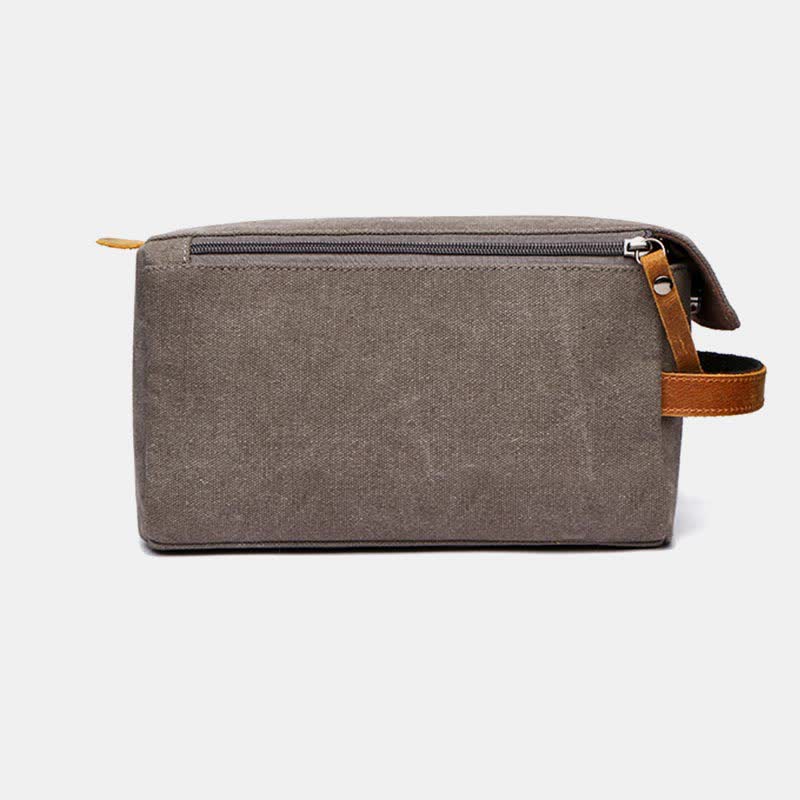 Borsa per il trucco in tela retrò – Borsa da viaggio per donne e uomini