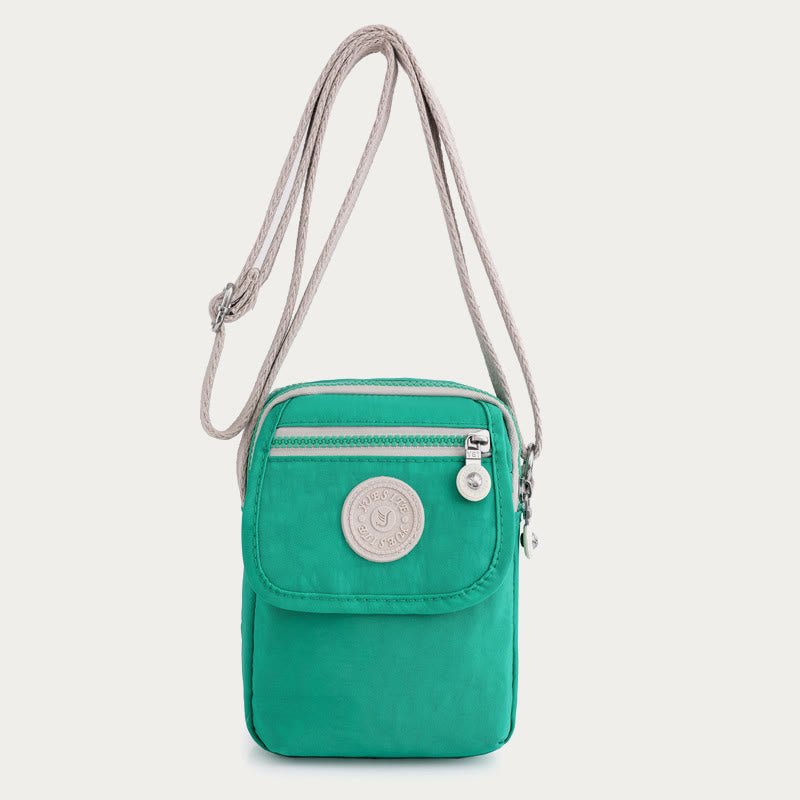 Mini Crossbody Bag – Waterproof Nylon Simple Solid Color Shopping Bag - VOTVO