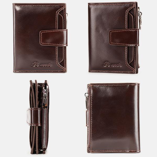 RFID Large Capacity Genuine Leather Multi - Card Wallet – Secure, Stylish, and Practical - VOTVO
