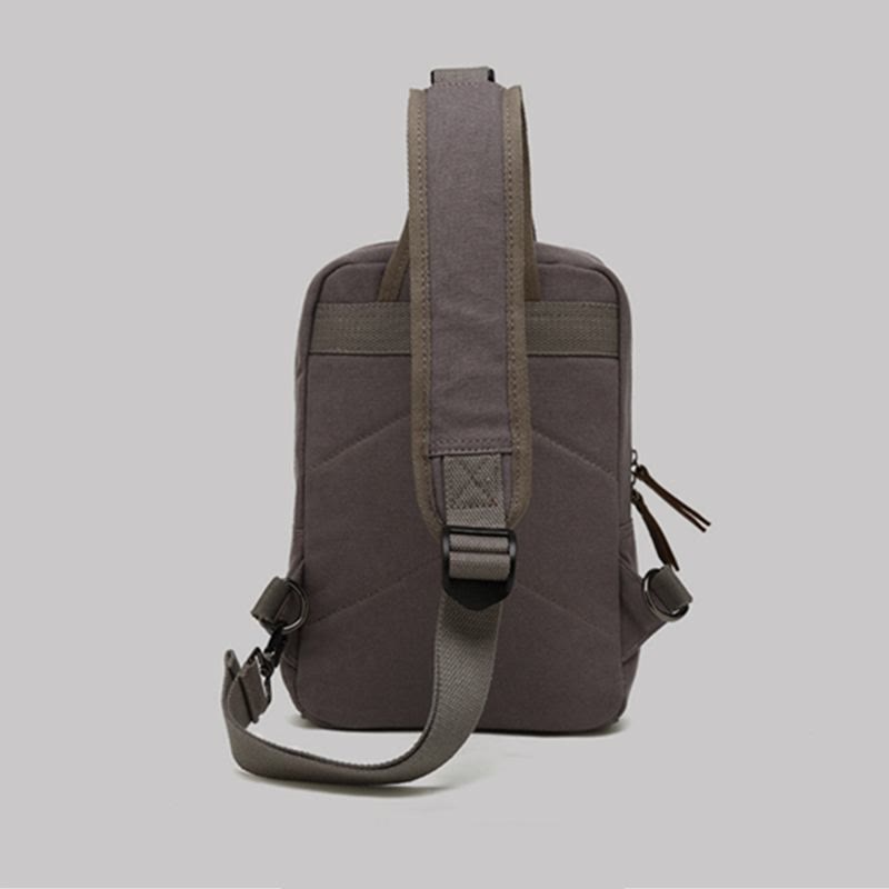 Sling Bag for Men - Retro Canvas Crossbody Fanny Pack Backpack