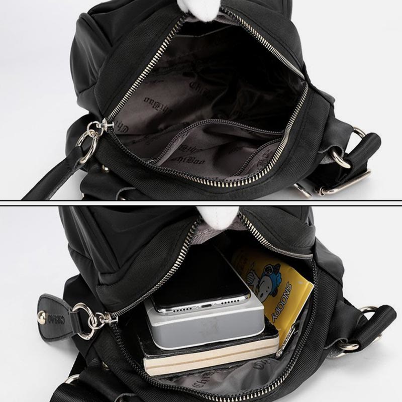 Simple Crossbody Bag for Women – Large Capacity Nylon Outing Bag for Daily Use & Shopping - VOTVO