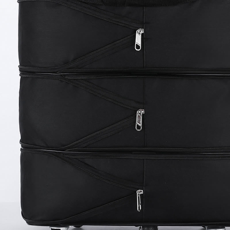 Borsa a tracolla multifunzionale con ruote e grande capacità per i viaggi – Borsa a tracolla versatile in nylon
