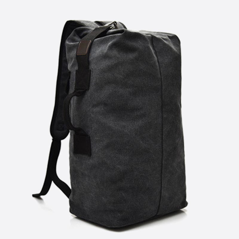 Men’s Large Capacity Canvas Backpack for Sports & Travel